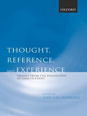 cover image of Thought, Reference, and Experience
